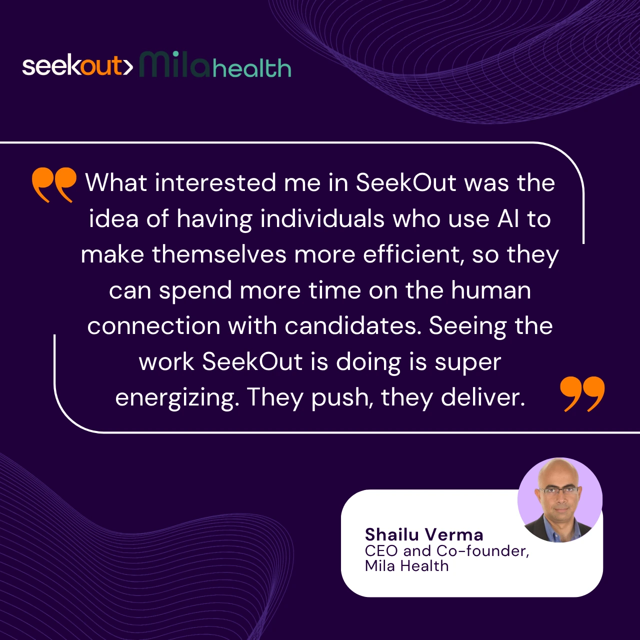 Mila Health Testimonial Graphics